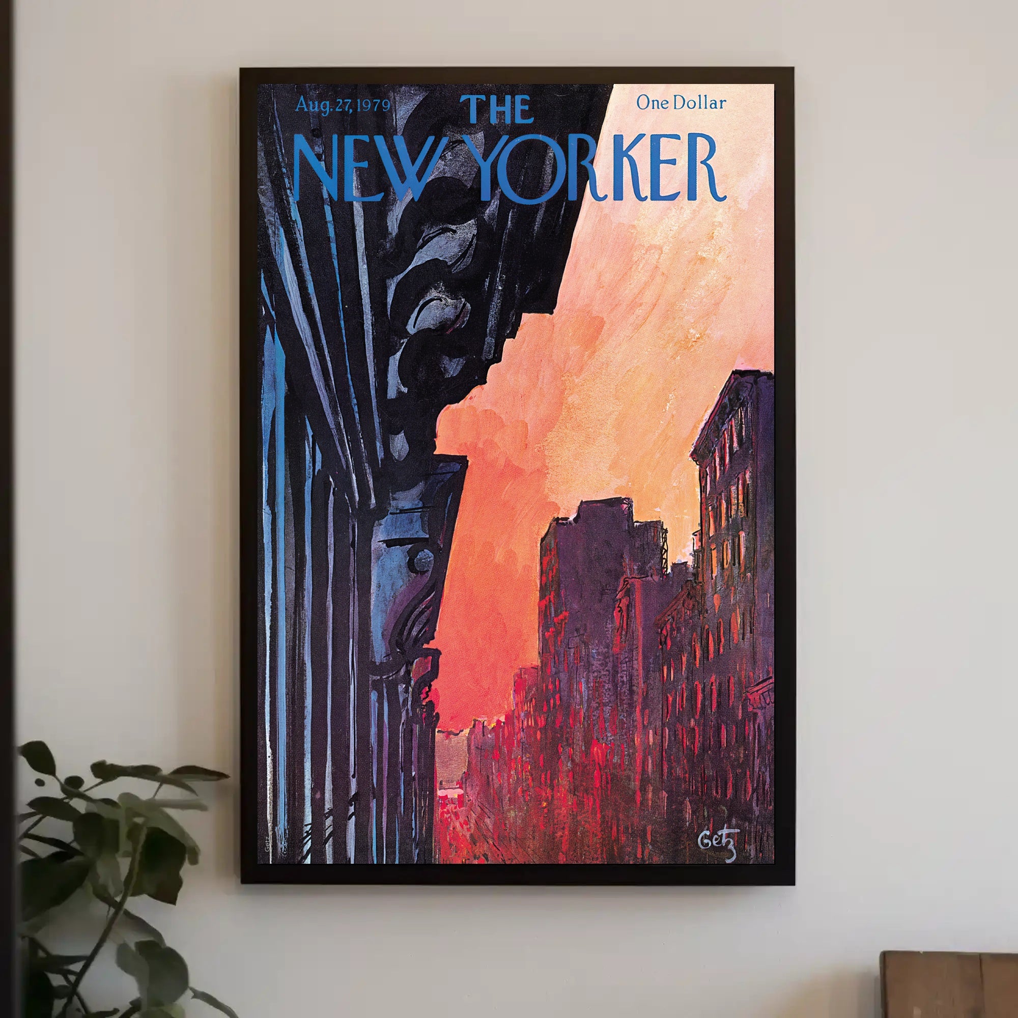 Cityscape Elegance: New York Travel Poster PosterGoat