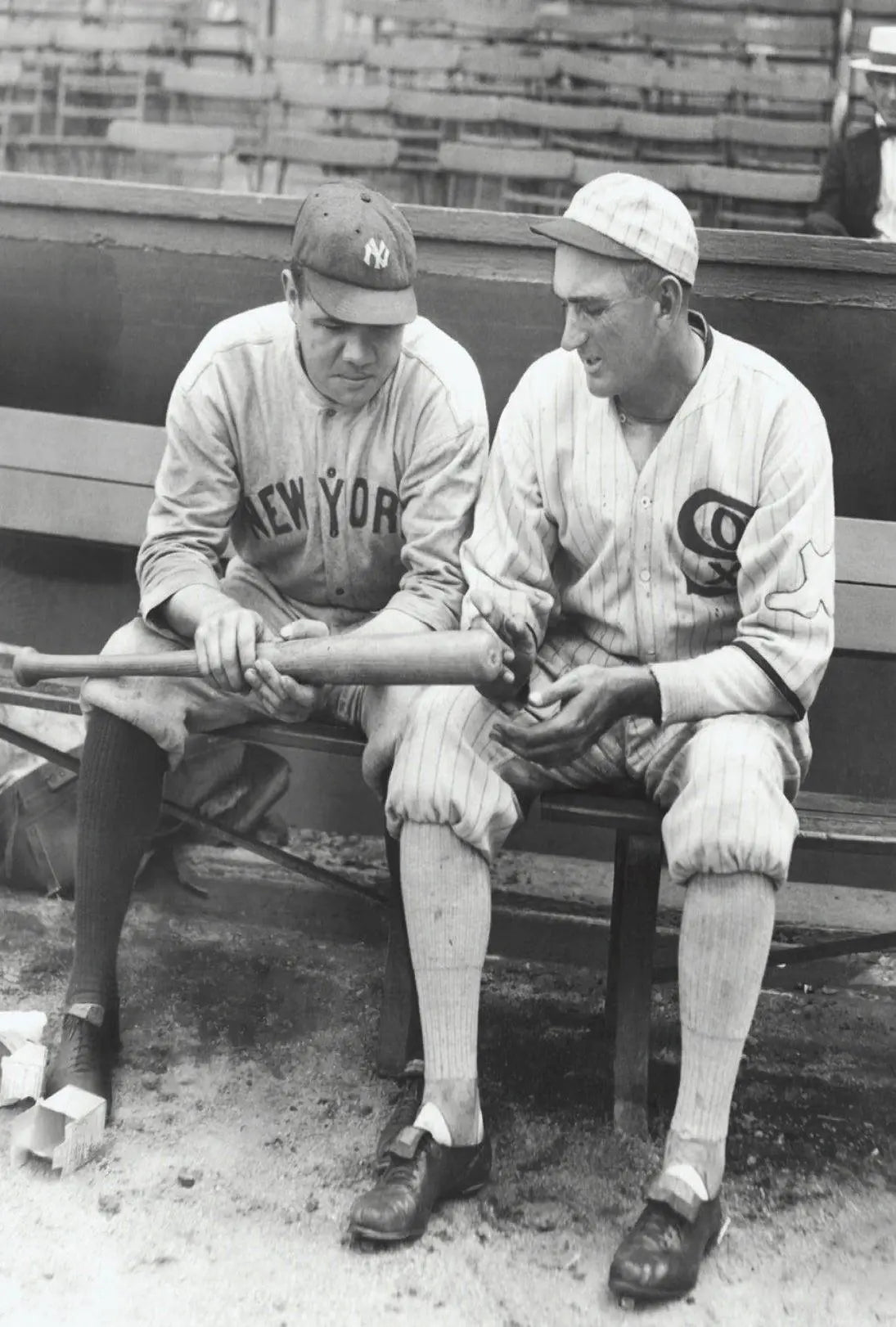 Classic Baseball Legends in Nostalgic Sports Poster PosterGoat