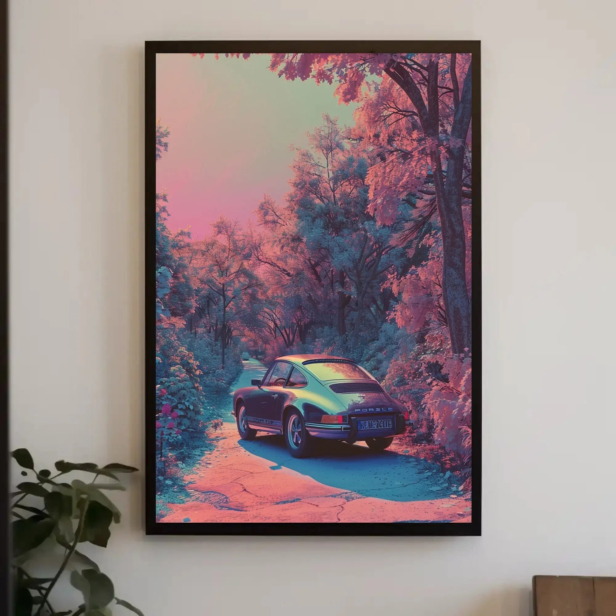 Classic Porsche Scenic Dreamscape Poster PosterGoat