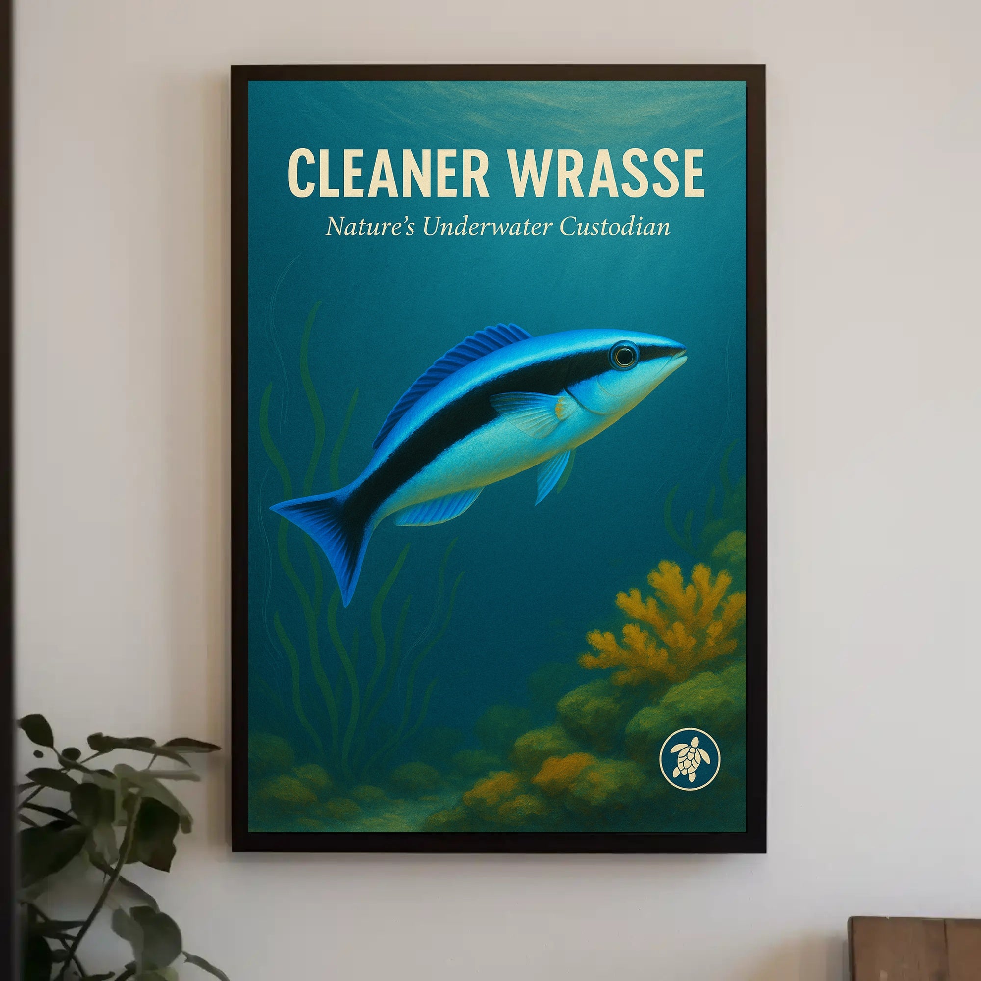 Cleaner Wrasse Natures Underwater Custodian Poster PosterGoat