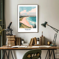 Coastal Serenity in Perth Australia Travel Poster PosterGoat