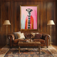 Colorful Meerkat Art for Abstract or Artistic Poster PosterGoat