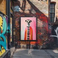 Colorful Meerkat Art for Abstract or Artistic Poster PosterGoat
