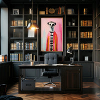 Colorful Meerkat Art for Abstract or Artistic Poster PosterGoat