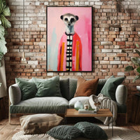 Colorful Meerkat Art for Abstract or Artistic Poster PosterGoat