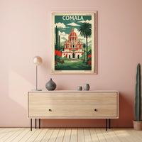 Comala Colima Vintage Travel Poster PosterGoat