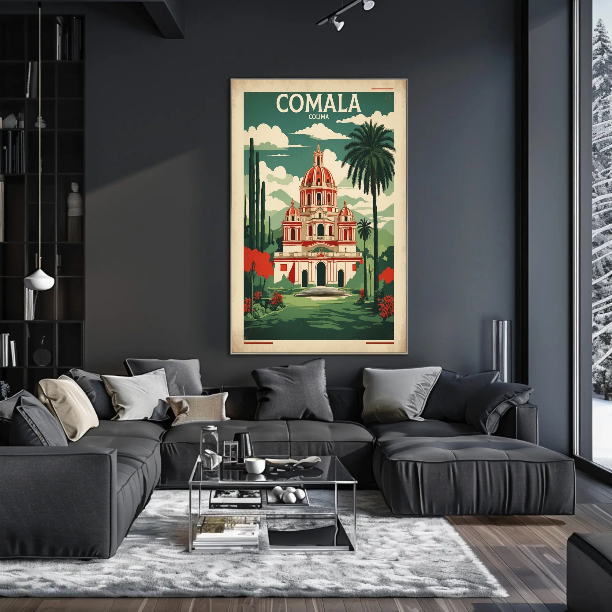 Comala Colima Vintage Travel Poster PosterGoat