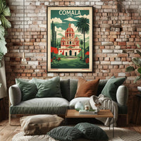 Comala Colima Vintage Travel Poster PosterGoat