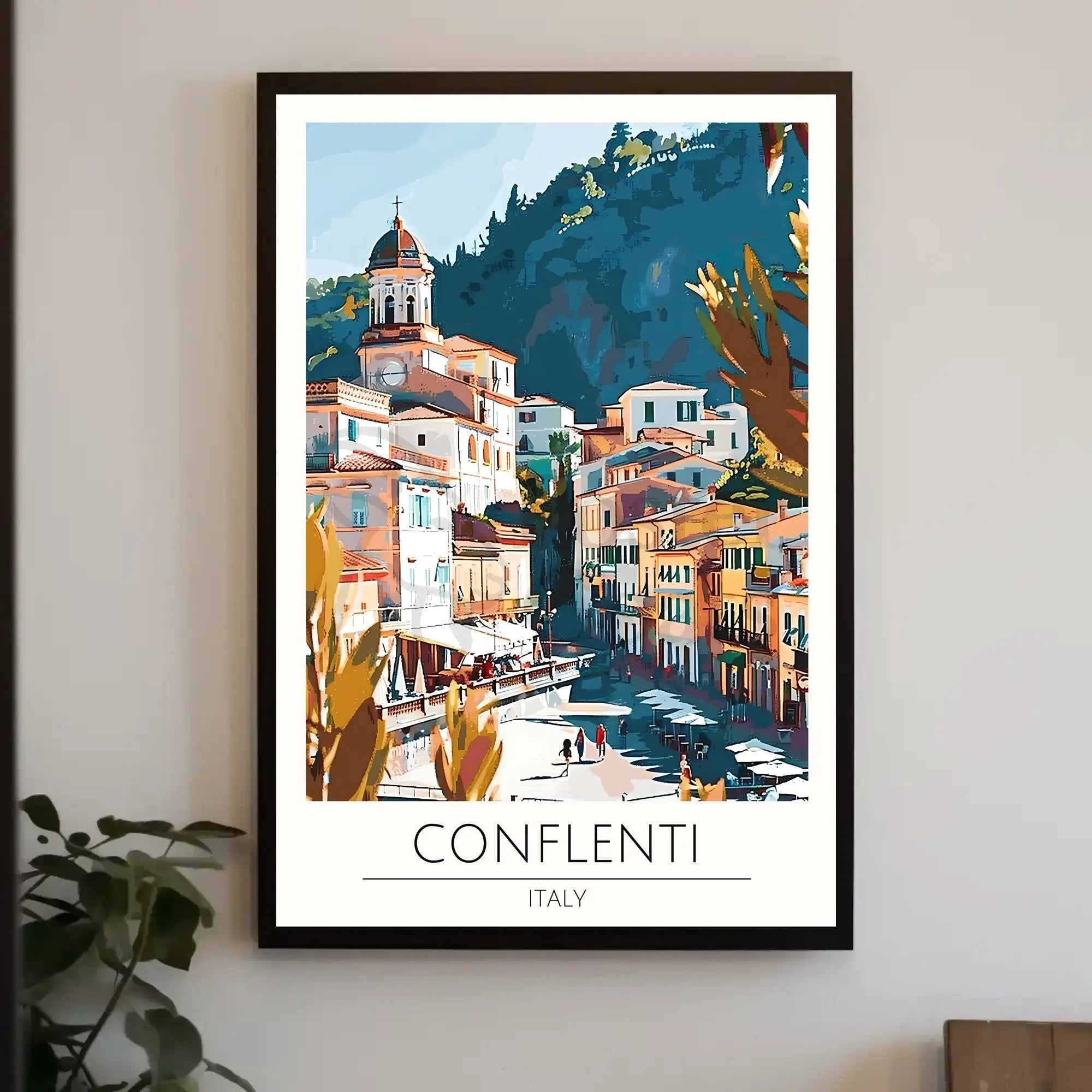 Conflenti Italy Mediterranean Poster PosterGoat