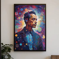 Contemporary Portrait of Dreams: Abstract Artistic Poster PosterGoat