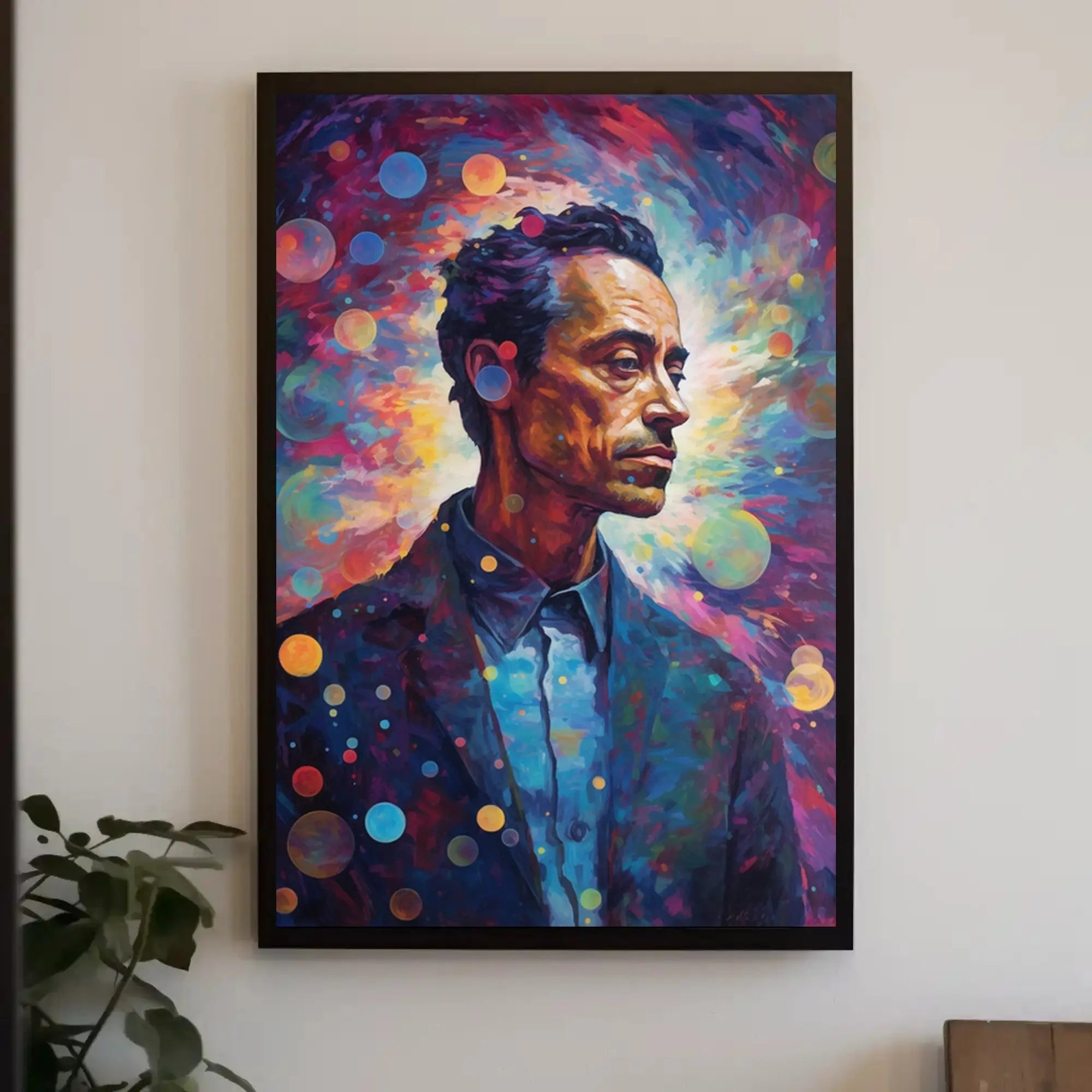 Contemporary Portrait of Dreams: Abstract Artistic Poster PosterGoat