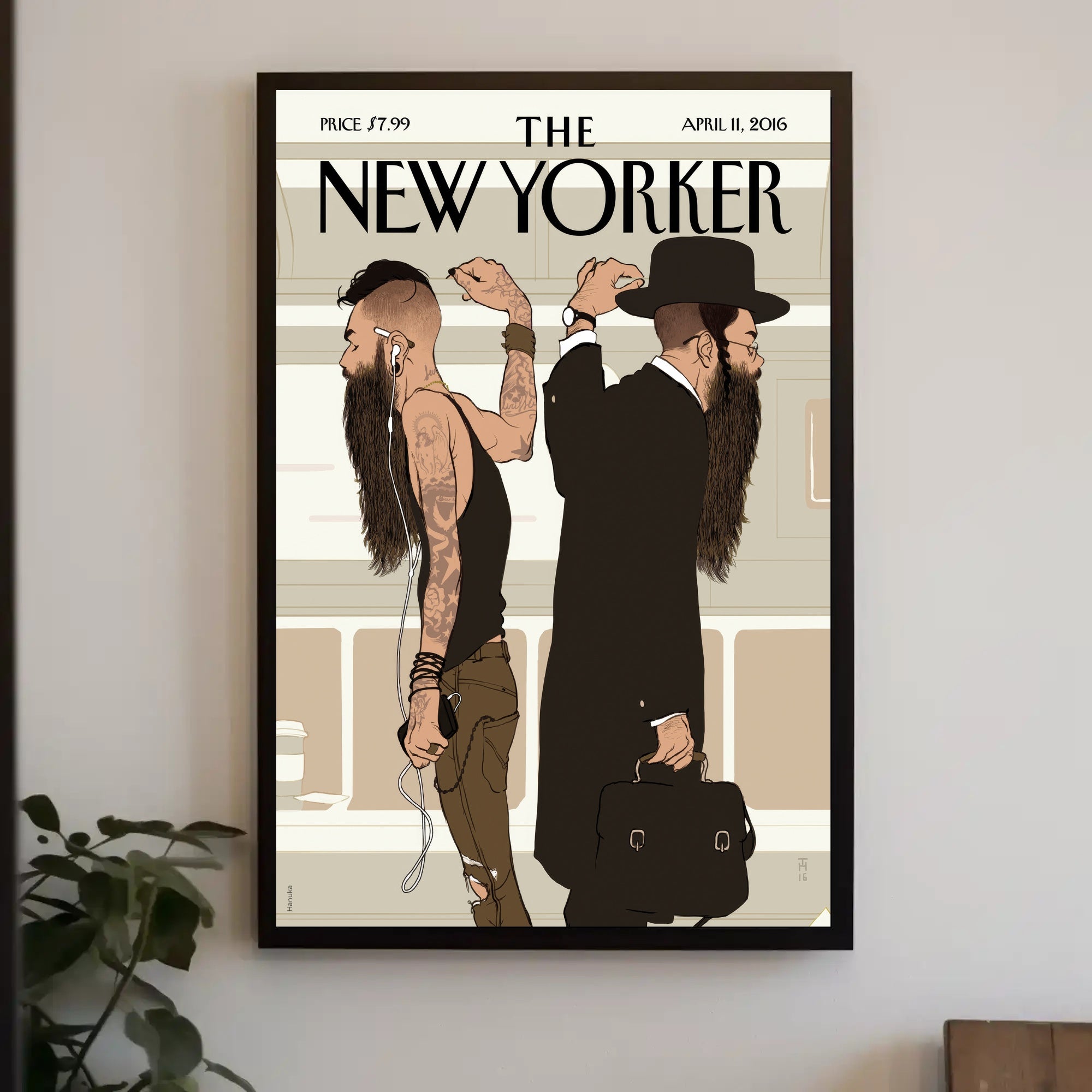Contemporary and Traditional Style Fusion Artistic Poster PosterGoat