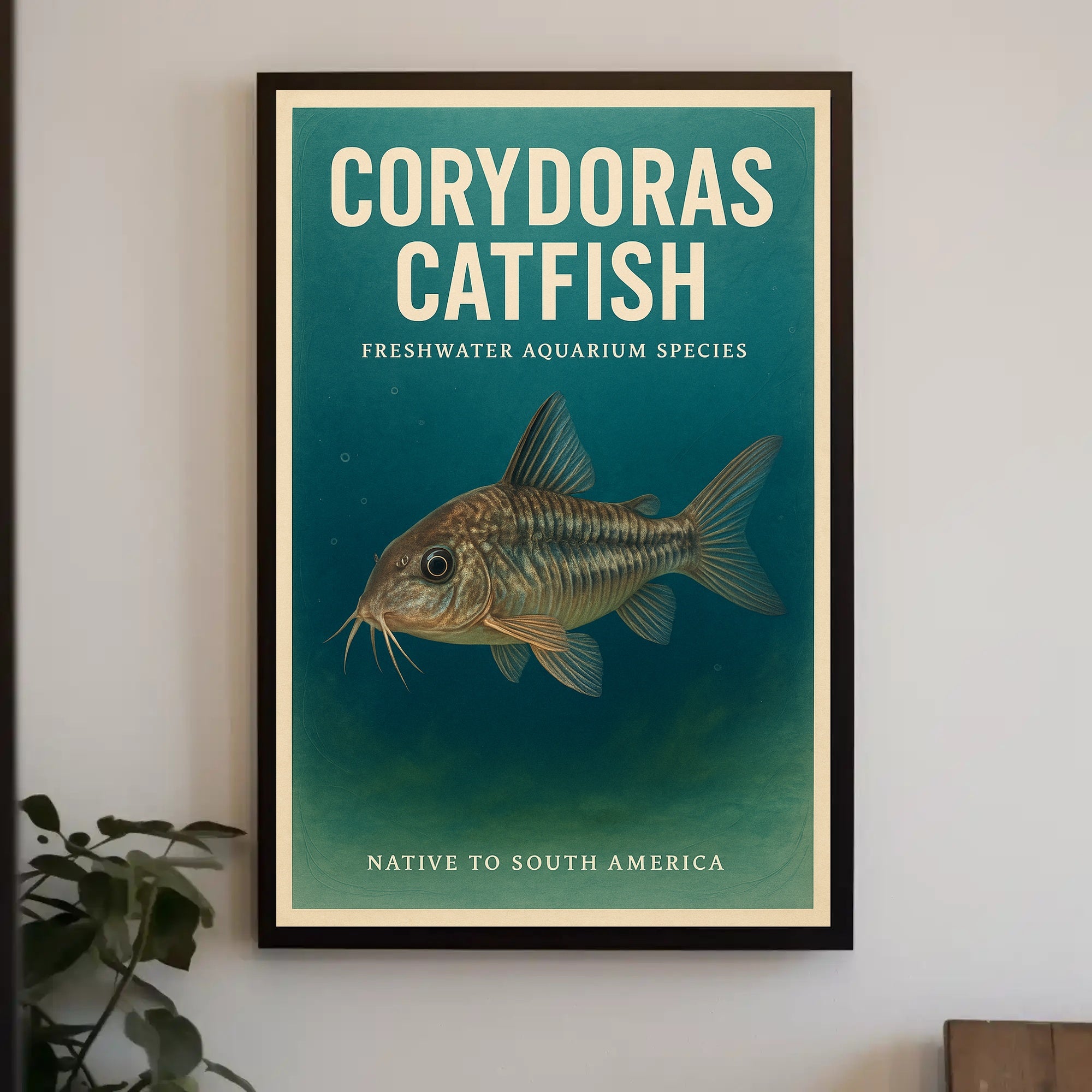 Corydoras Catfish Freshwater Aquarium Poster PosterGoat