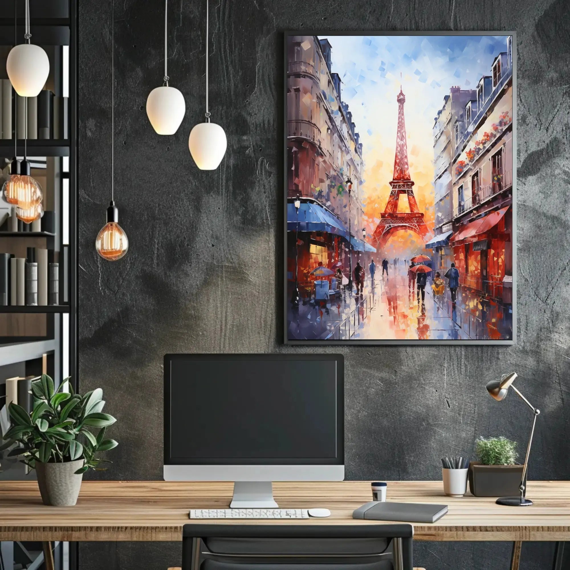 Cosmic Dreamscape: Abstract, Colorful Sky Art Poster PosterGoat