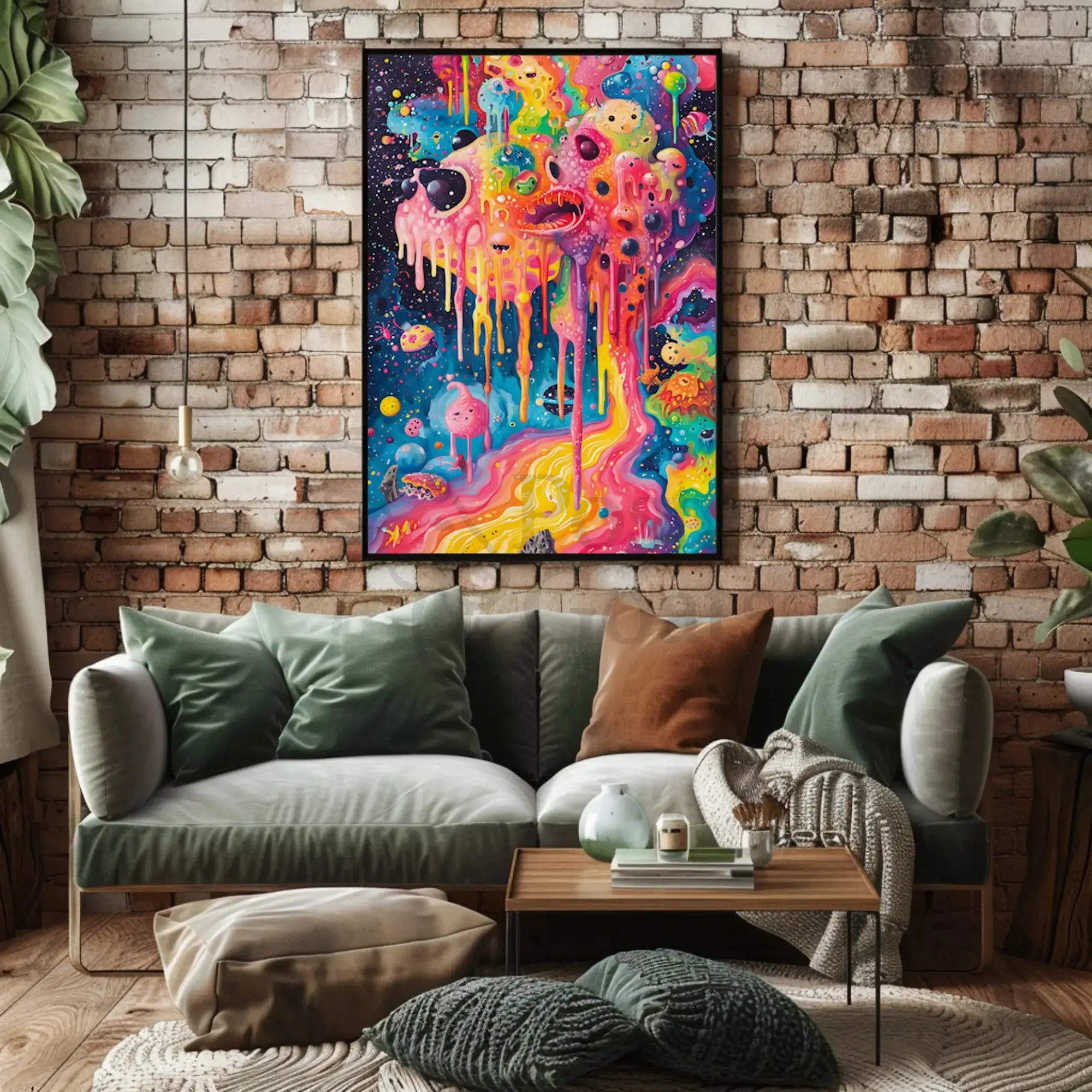 Cosmic Kaleidoscope Dreams Abstract Artistic Poster PosterGoat