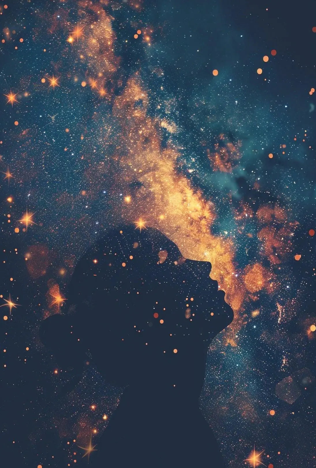 Cosmic Reflection Dreamlike Universe Artistic Pop Culture Poster PosterGoat