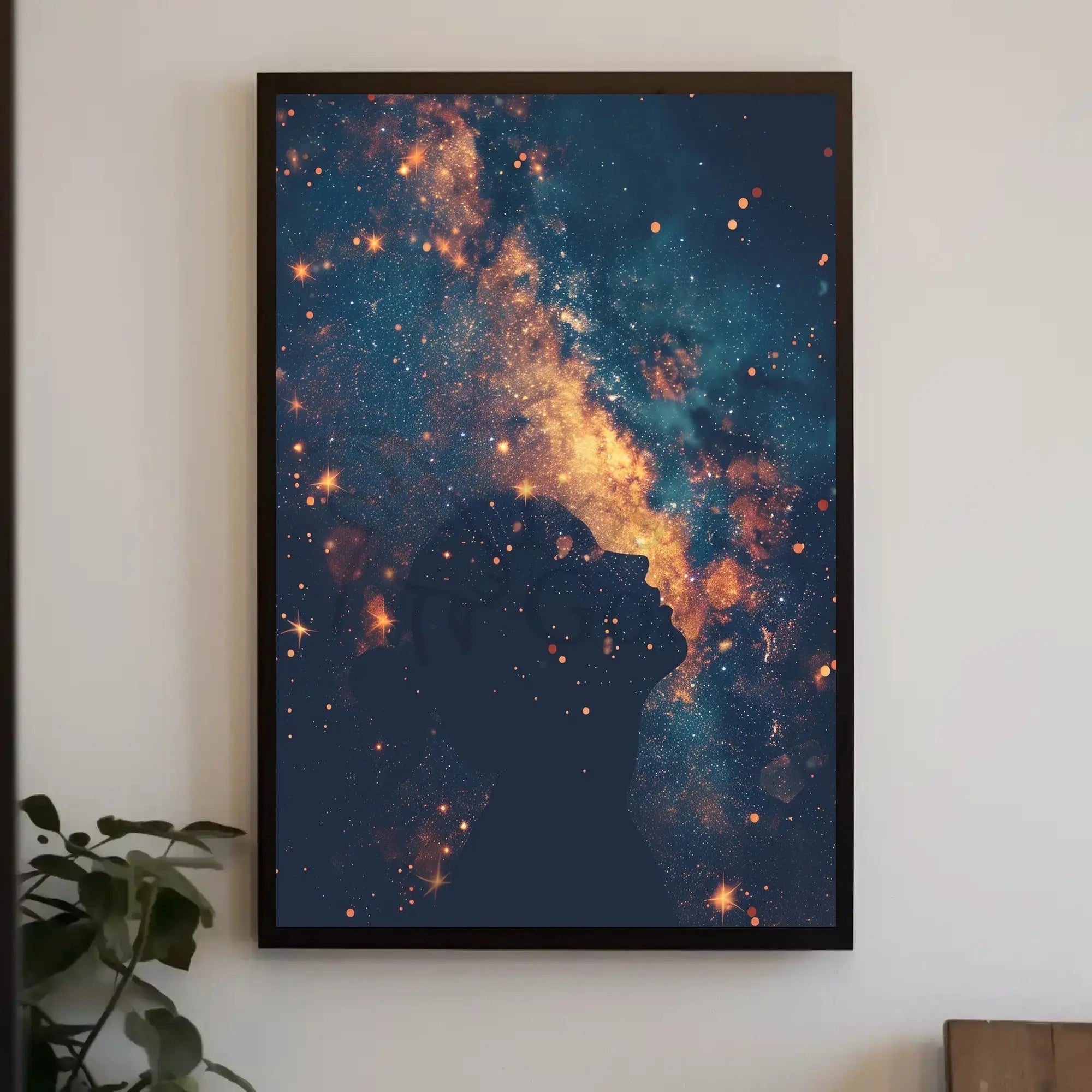 Cosmic Reflection Dreamlike Universe Artistic Pop Culture Poster PosterGoat