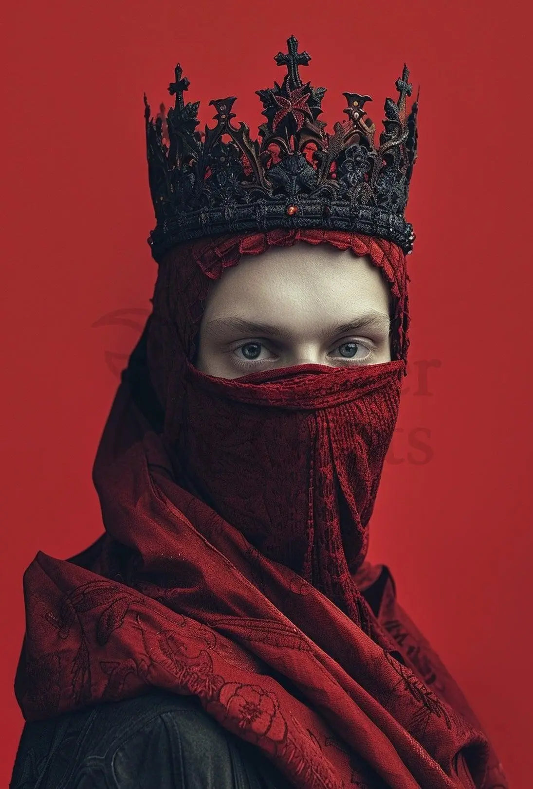 Crowned Mystery Regal Identity Cultural or Heritage Poster PosterGoat