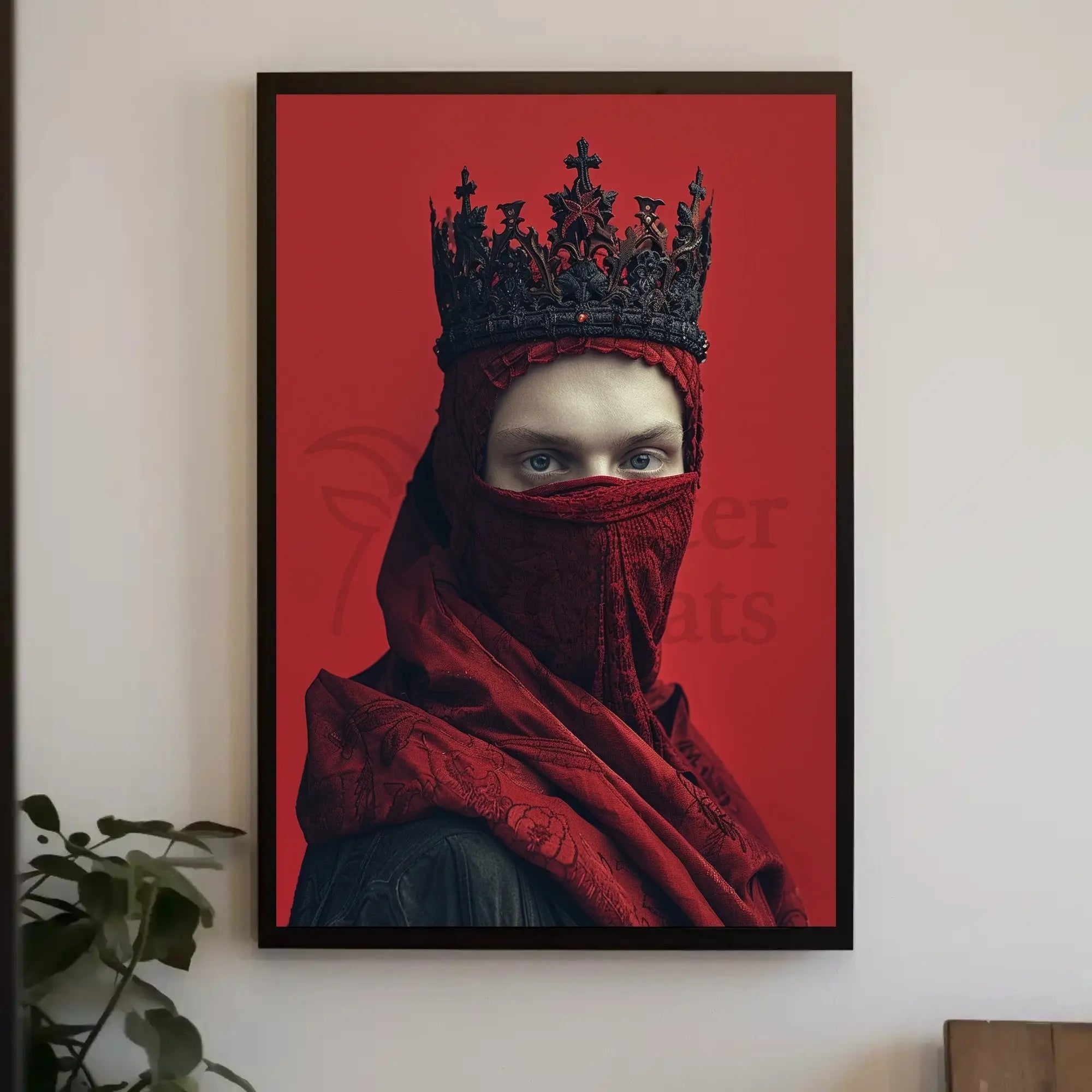 Crowned Mystery Regal Identity Cultural or Heritage Poster PosterGoat