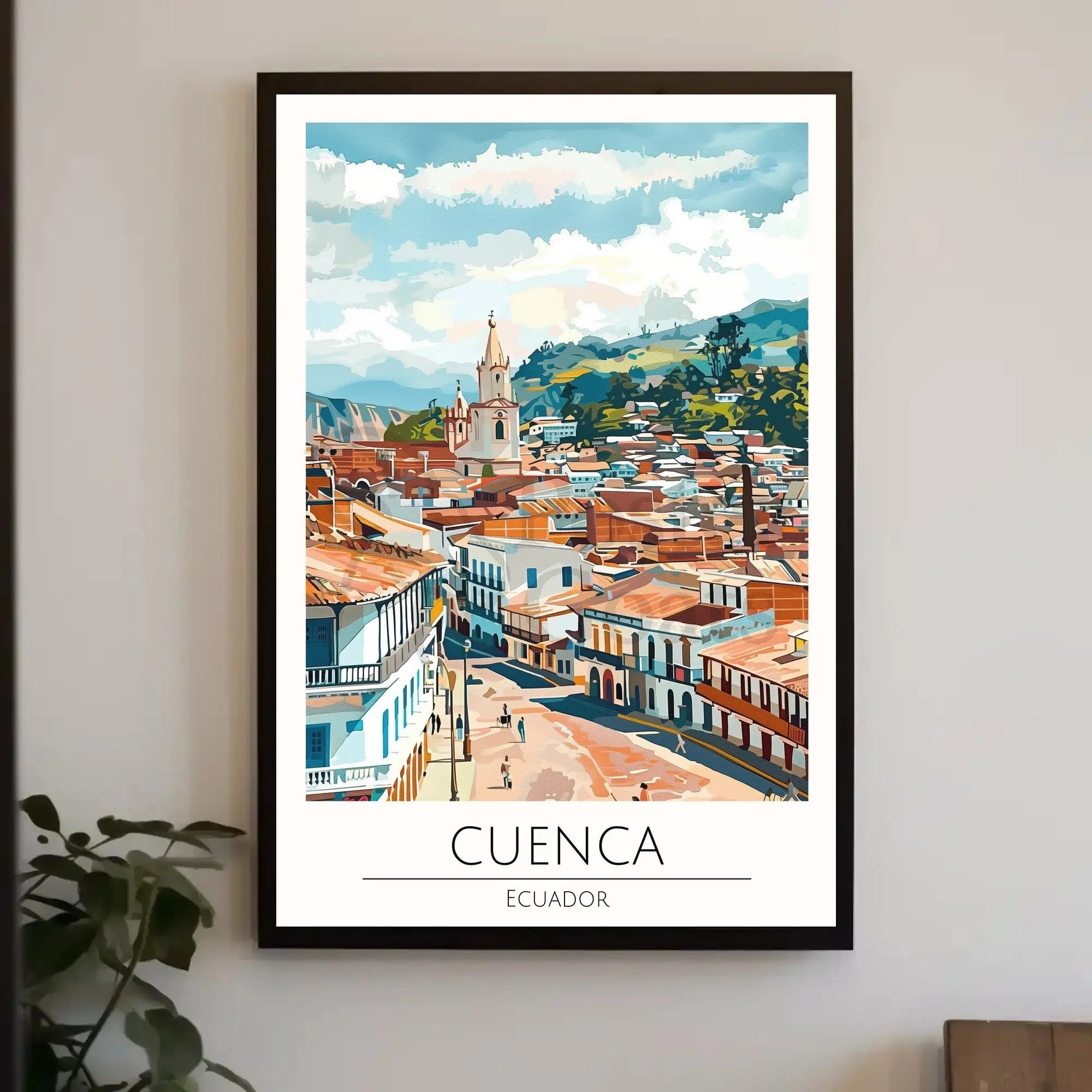 Cuenca Ecuador Scenic View Travel Poster PosterGoat