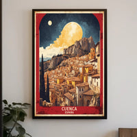 Cuenca's Dreamscape: Vintage Travel Poster PosterGoat