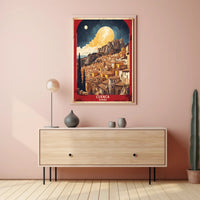 Cuenca's Dreamscape: Vintage Travel Poster PosterGoat