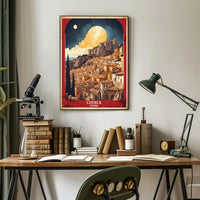 Cuenca's Dreamscape: Vintage Travel Poster PosterGoat