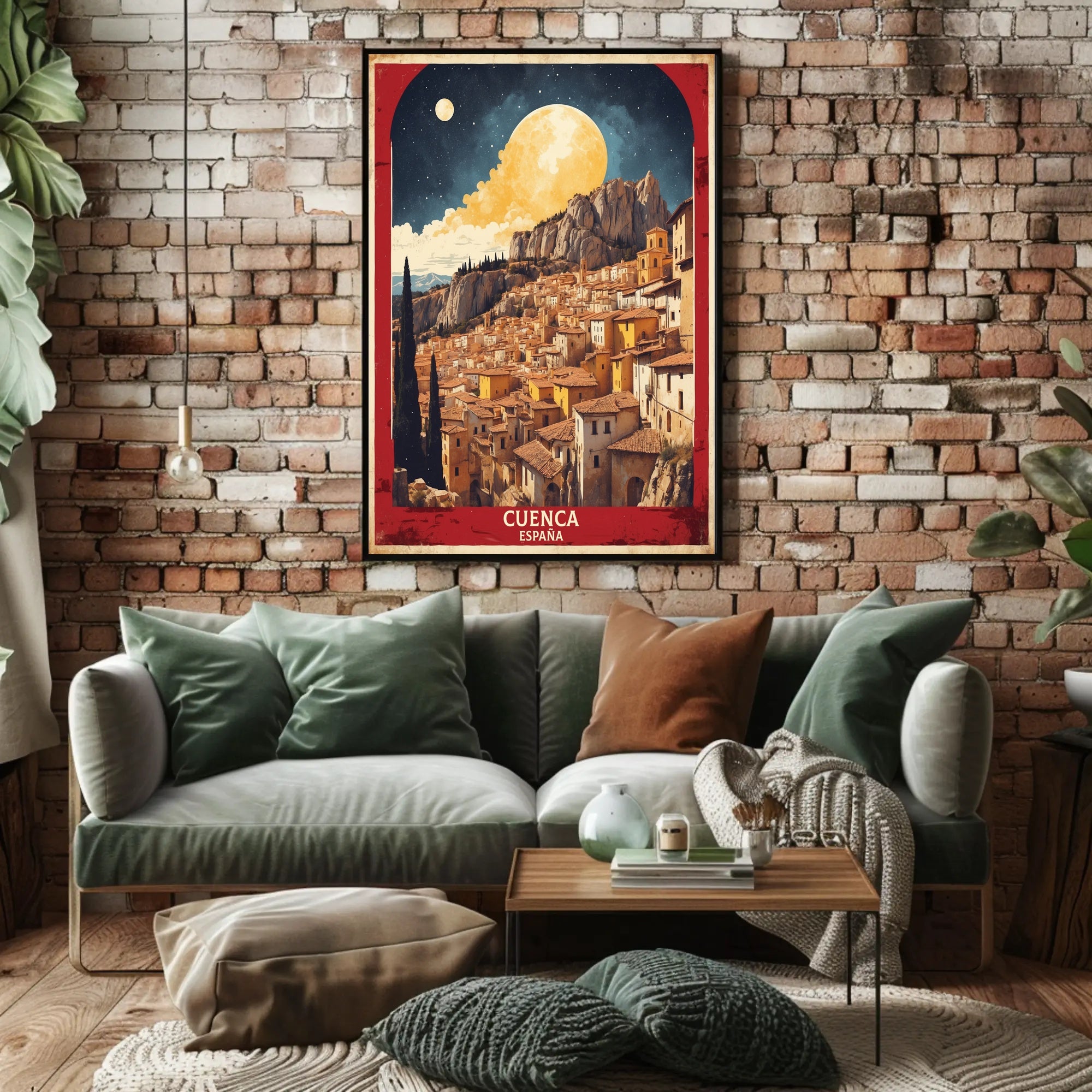 Cuenca's Dreamscape: Vintage Travel Poster PosterGoat
