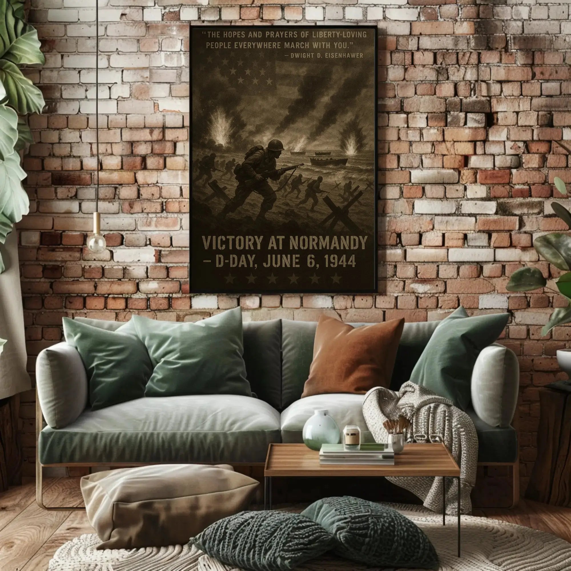 D-Day Normandy Invasion WWII Historical or Presidential Poster PosterGoat