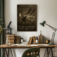 D-Day Normandy Invasion WWII Historical or Presidential Poster PosterGoat
