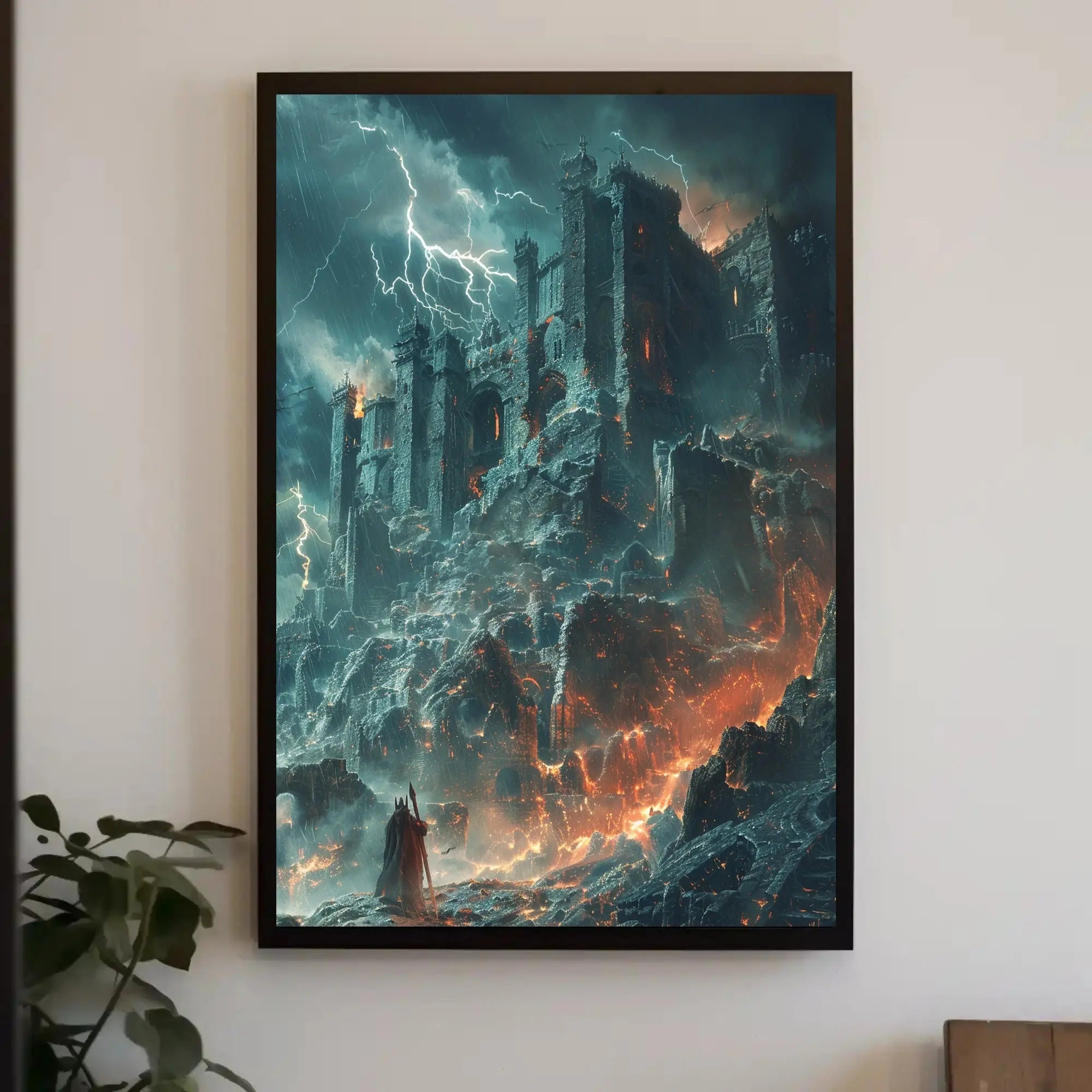 Dark Castle Gothic Fantasy Art Poster PosterGoat