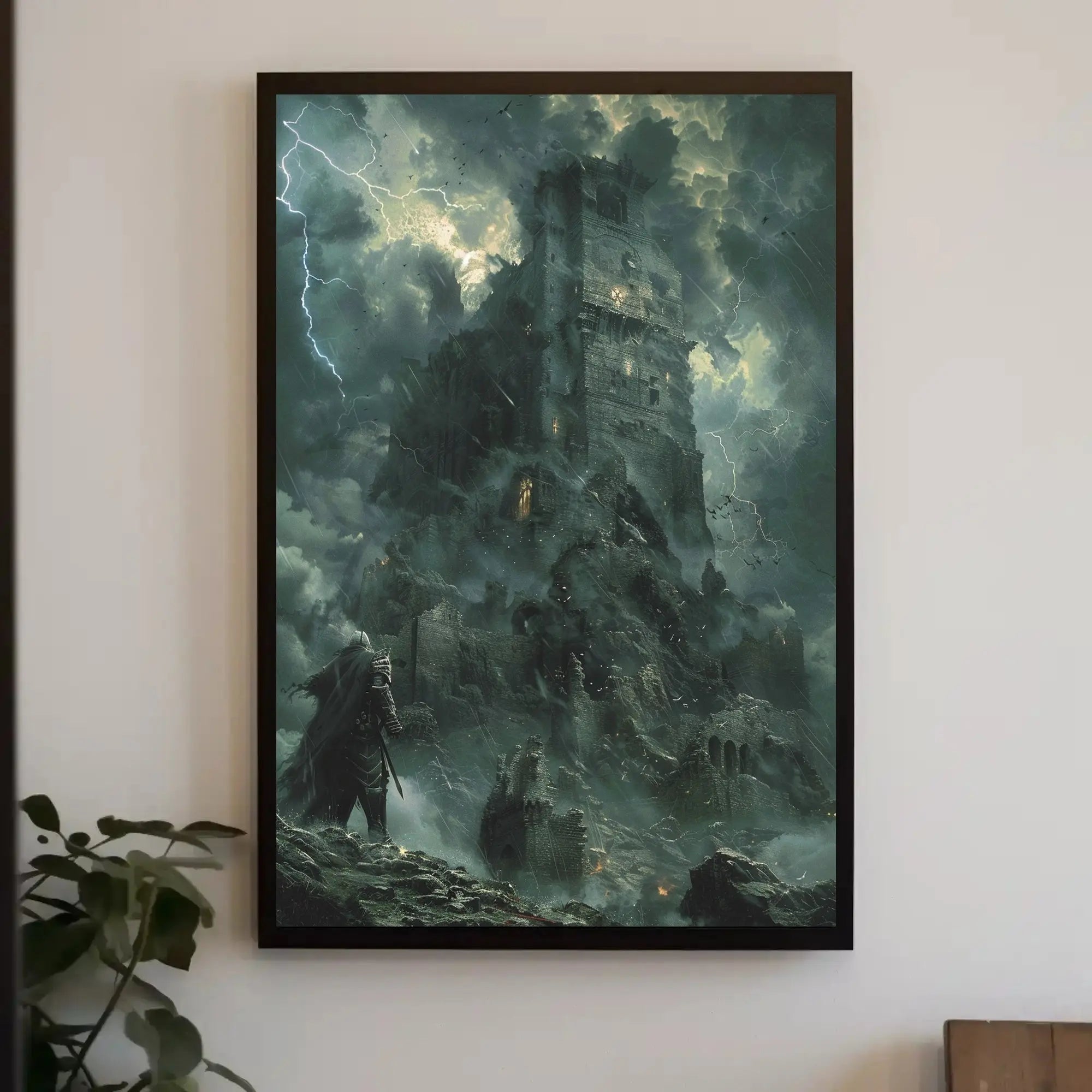 Dark Fantasy Castle Adventure Poster PosterGoat
