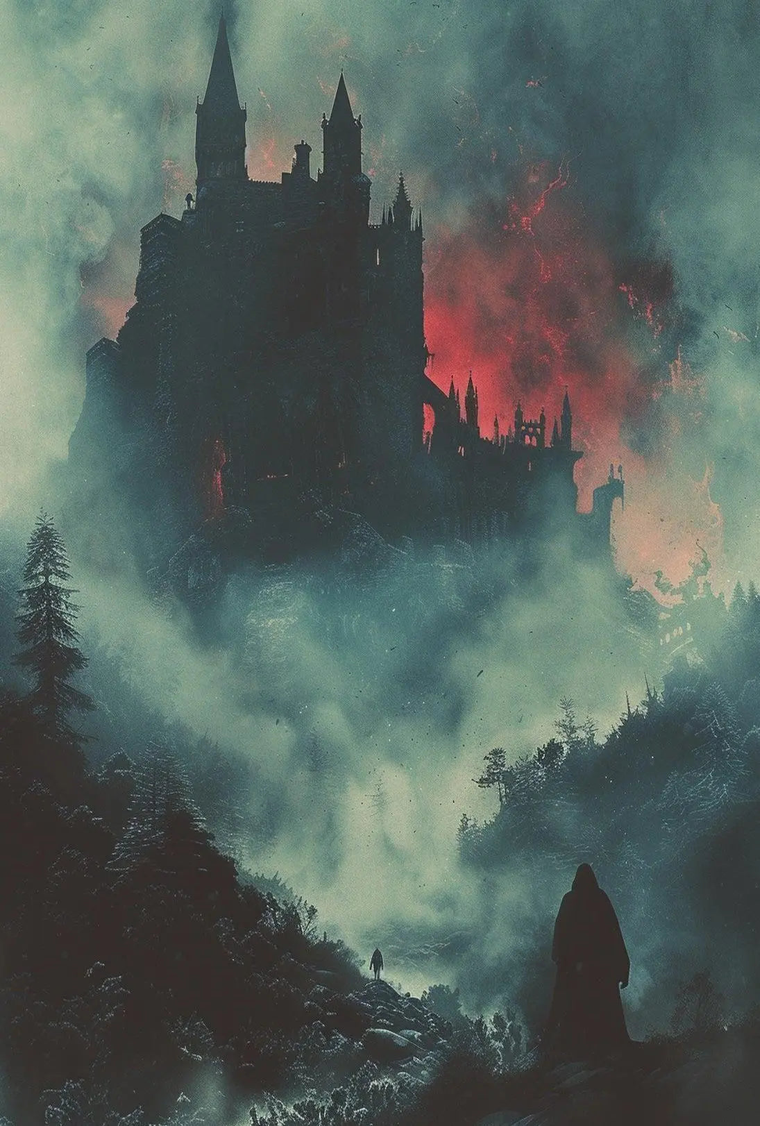 Dark Gothic Castle Fantasy Adventure Poster PosterGoat