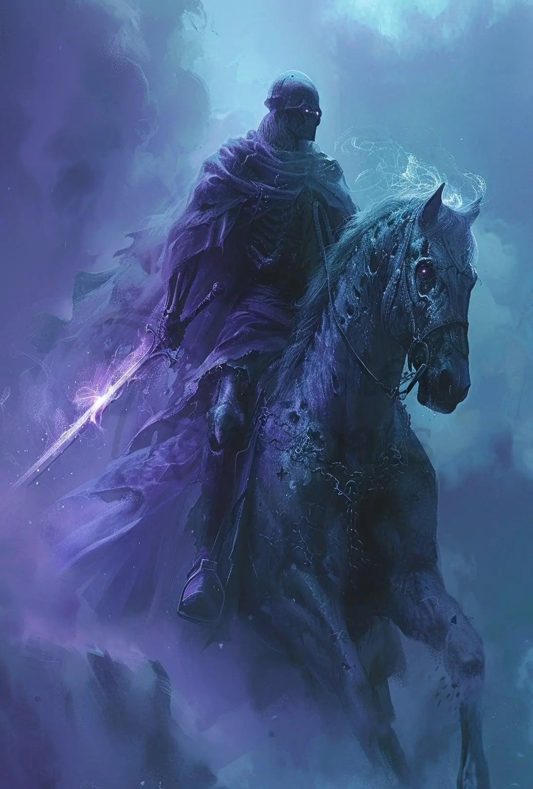 Dark Knight Fantasy Adventure Artistic or Pop Culture Poster PosterGoat
