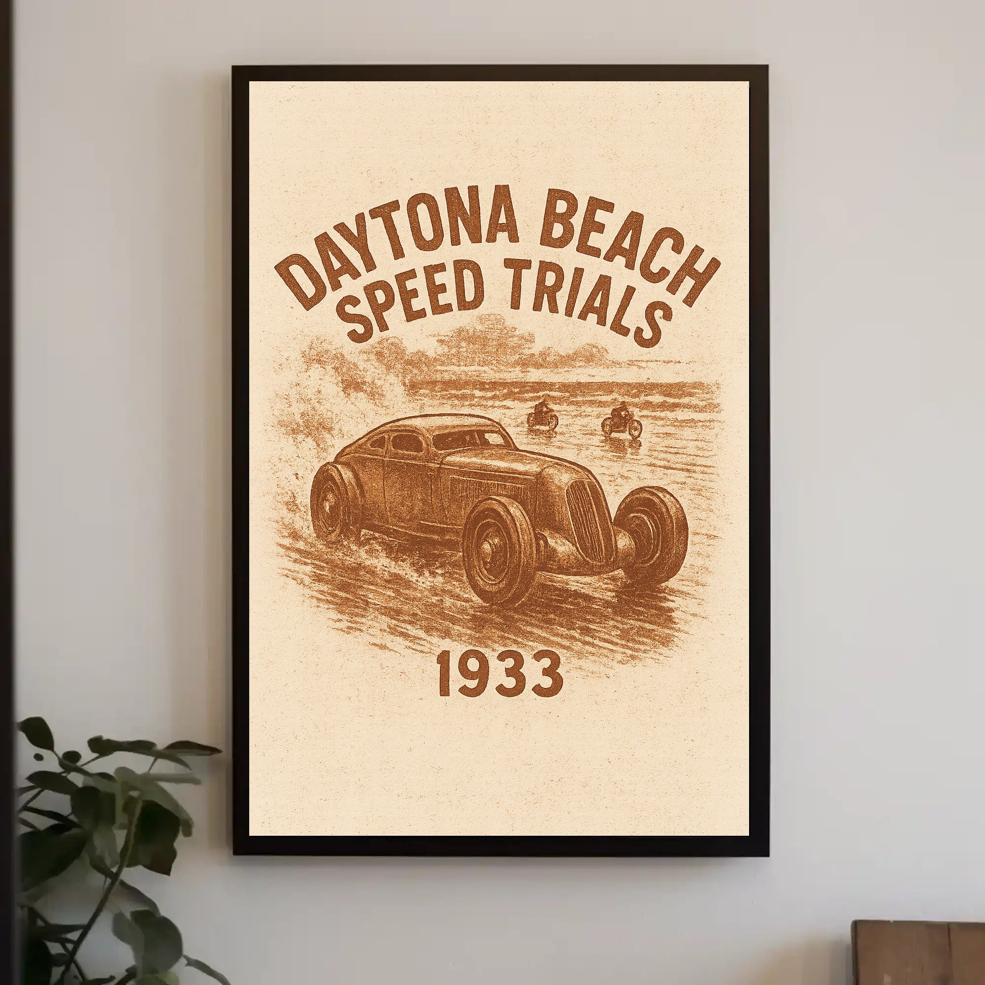 Daytona Beach Speed Trials 1933 Poster PosterGoat