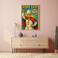 Defender of Faith Comic-Style Propaganda Poster PosterGoat