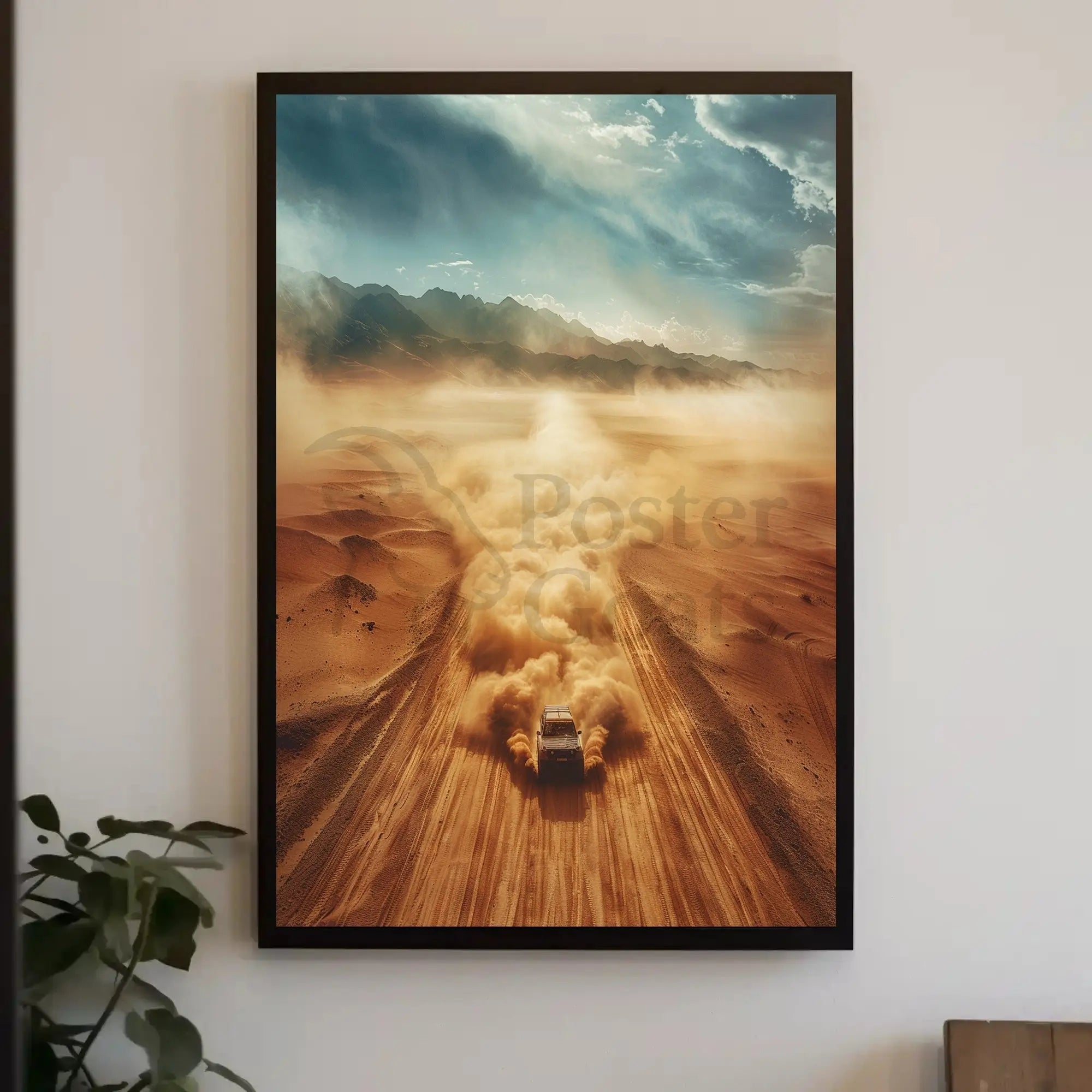 Desert Adventure Off-Road Exploration Travel Poster PosterGoat