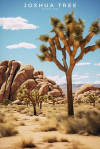 Desert Tranquility in Joshua Tree National Park Poster PosterGoat
