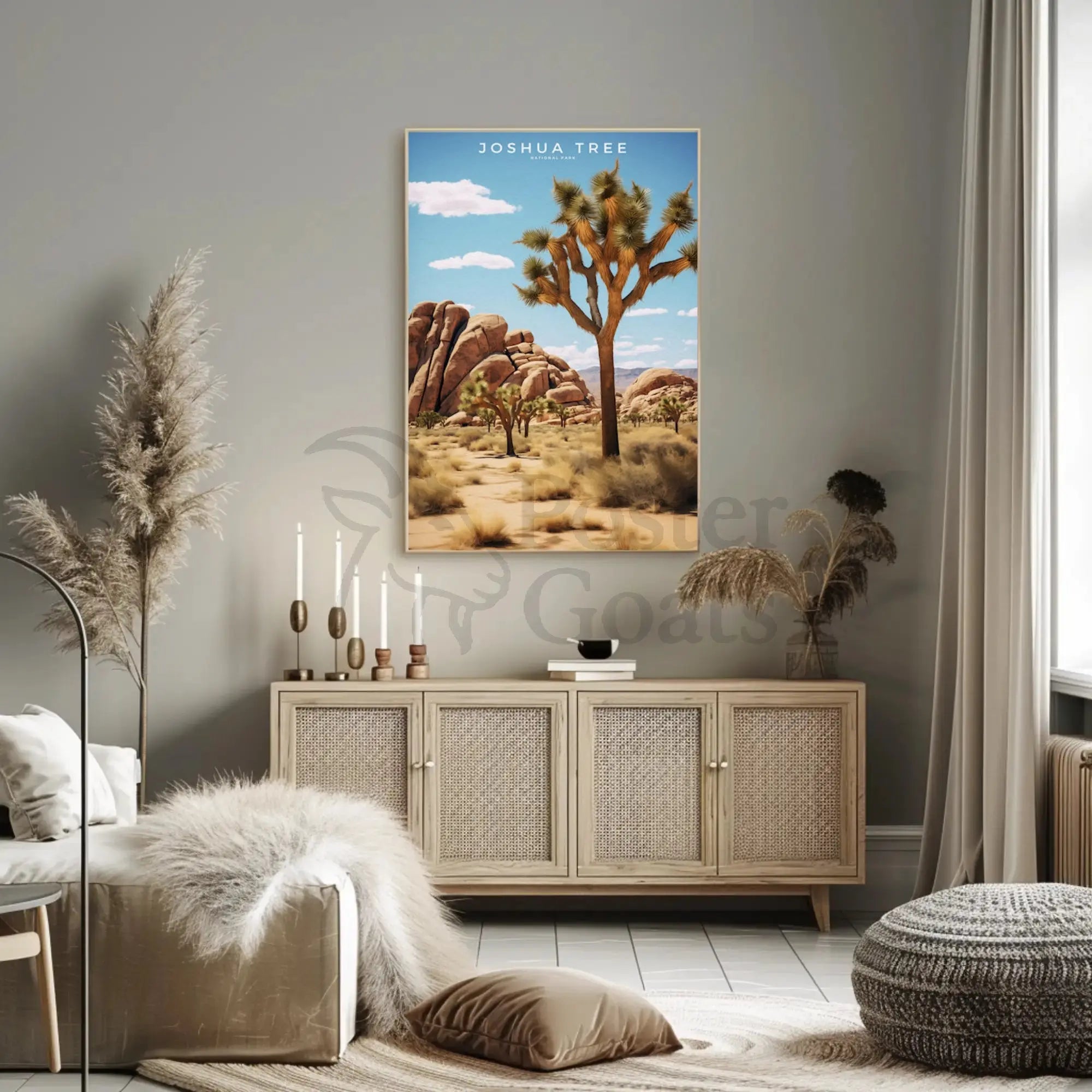 Desert Tranquility in Joshua Tree National Park Poster PosterGoat