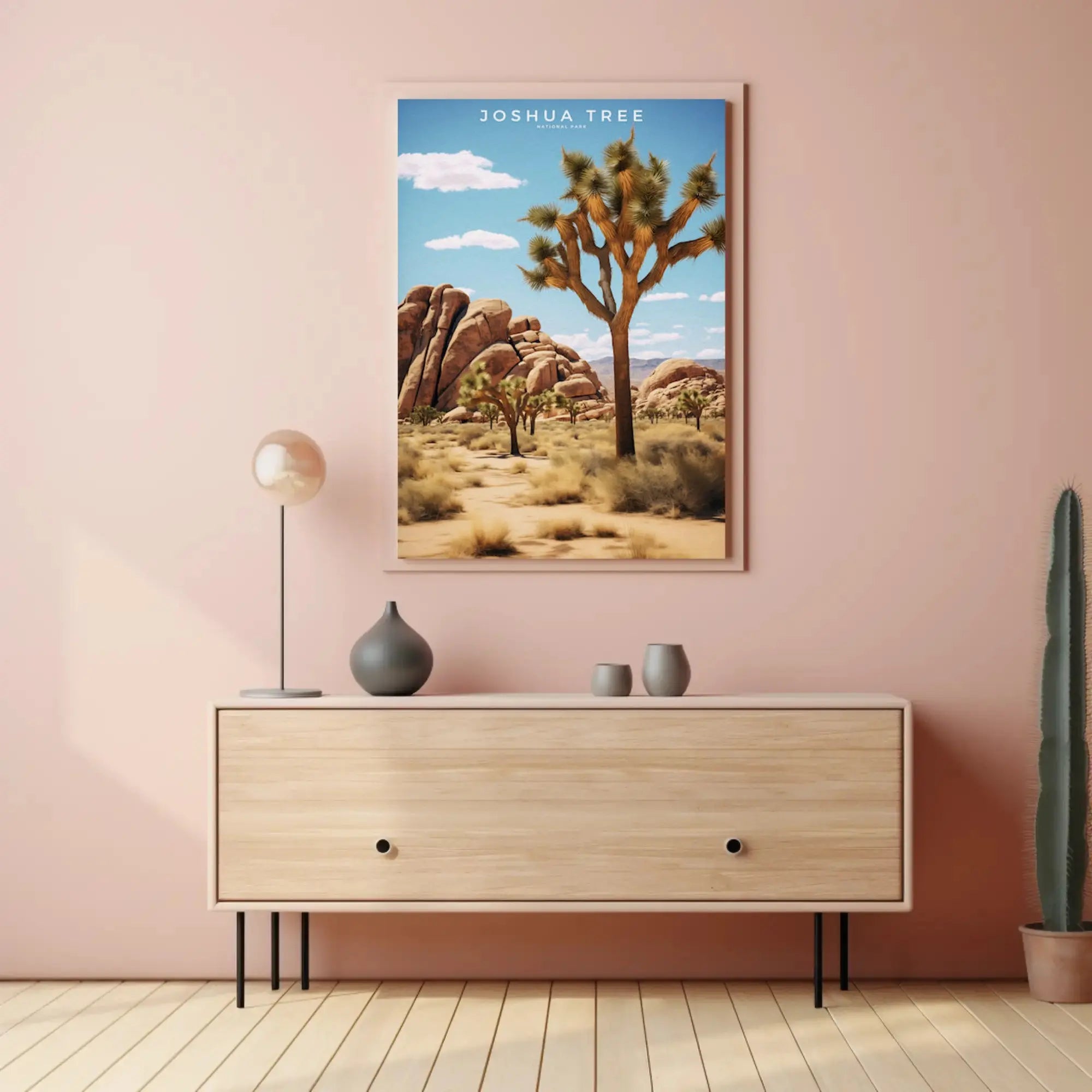Desert Tranquility in Joshua Tree National Park Poster PosterGoat