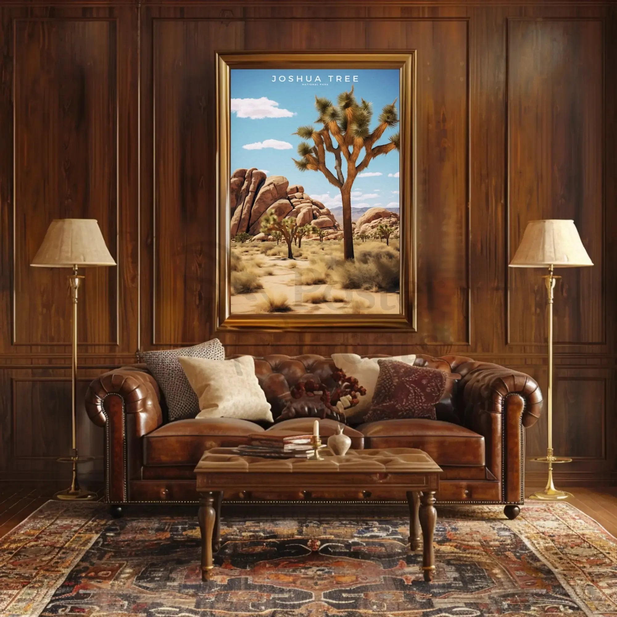 Desert Tranquility in Joshua Tree National Park Poster PosterGoat