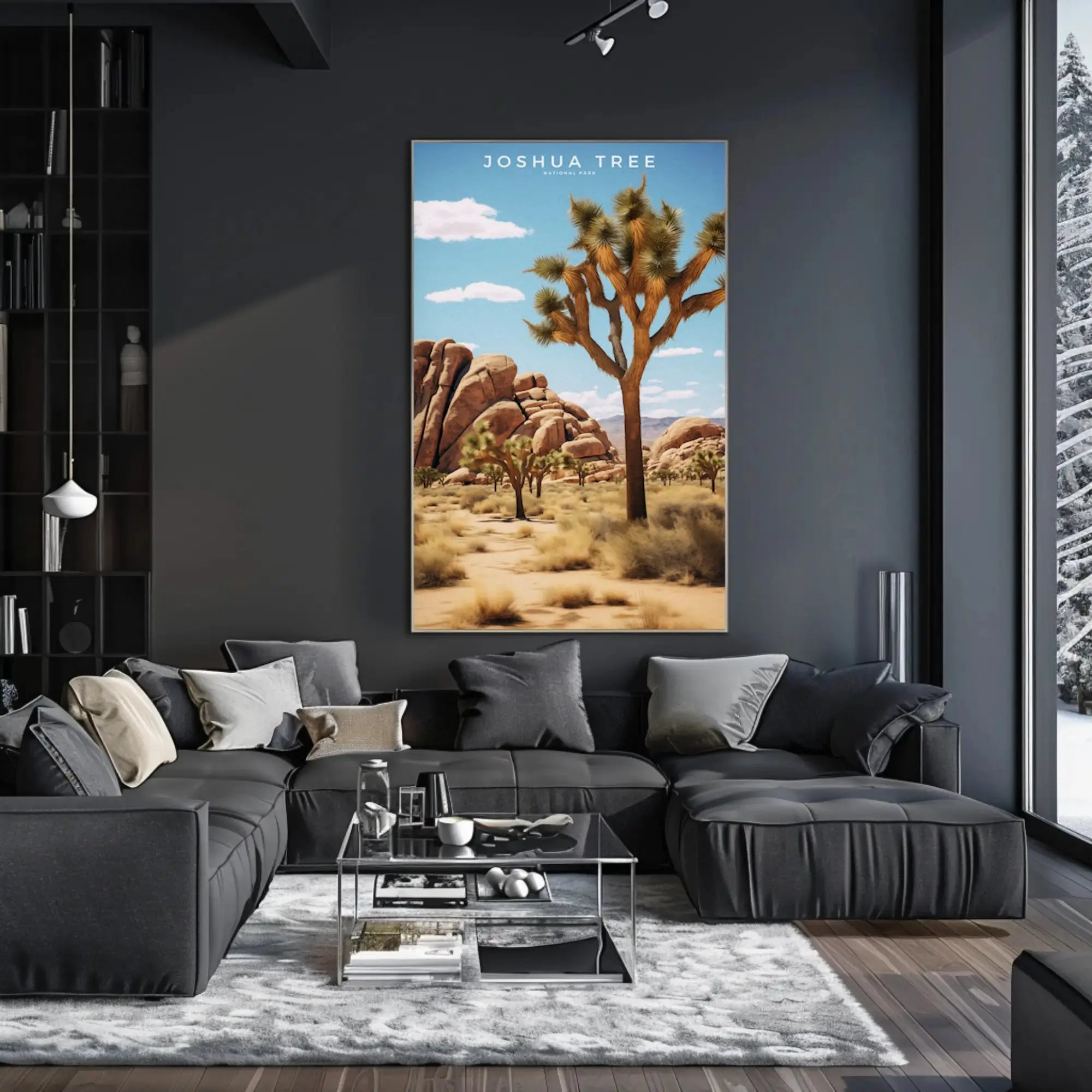 Desert Tranquility in Joshua Tree National Park Poster PosterGoat