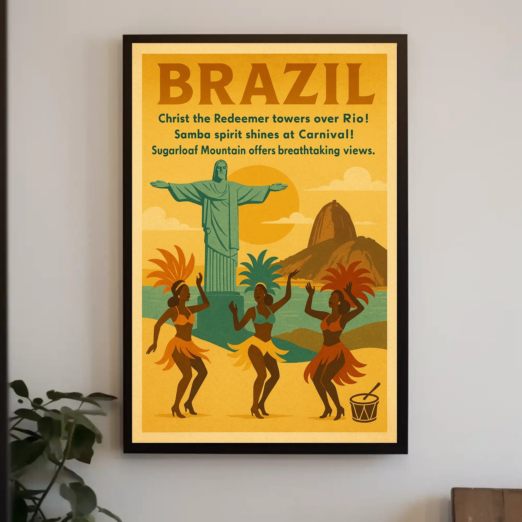 Discover Brazil Poster PosterGoat
