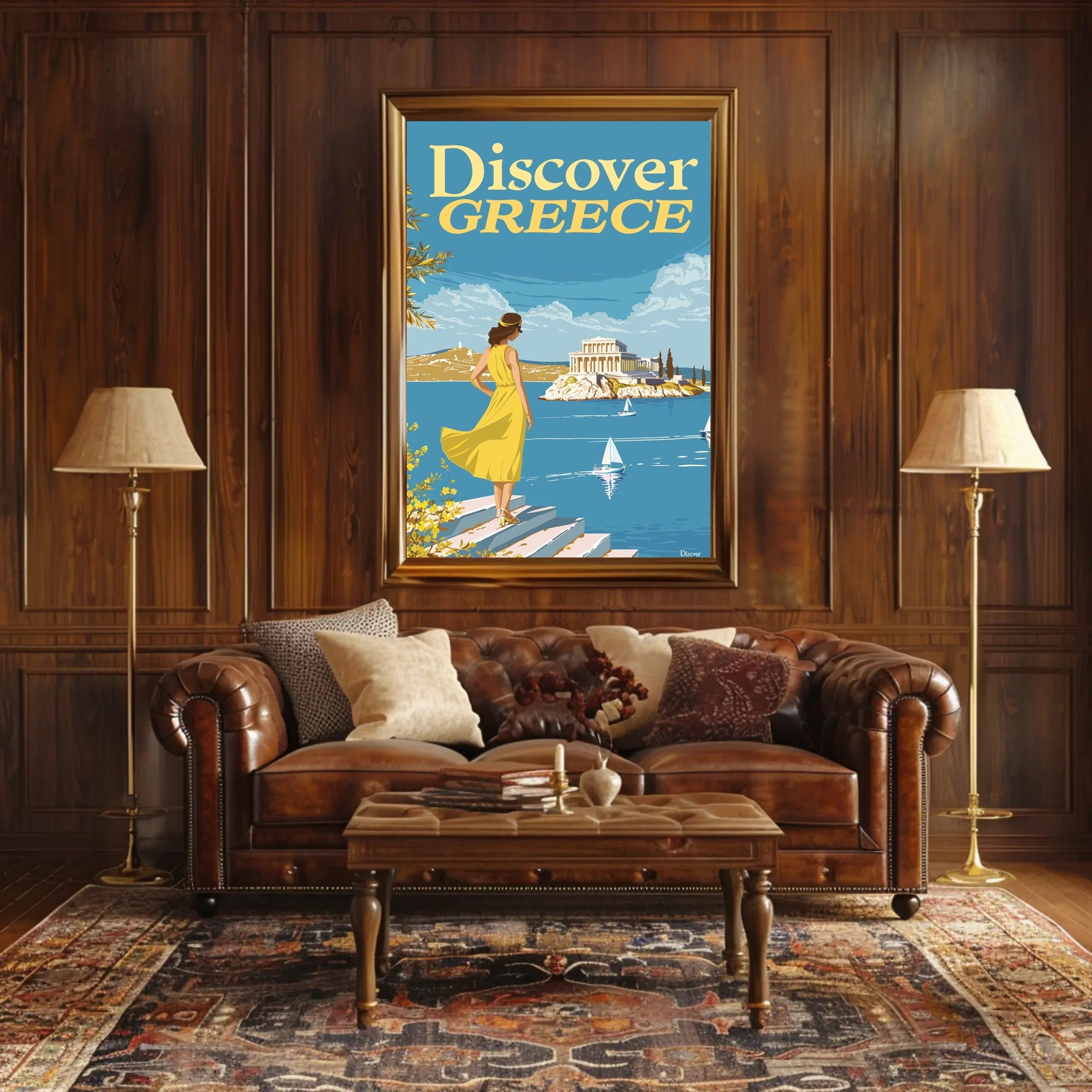Discover Greece: A Timeless Travel Poster PosterGoat