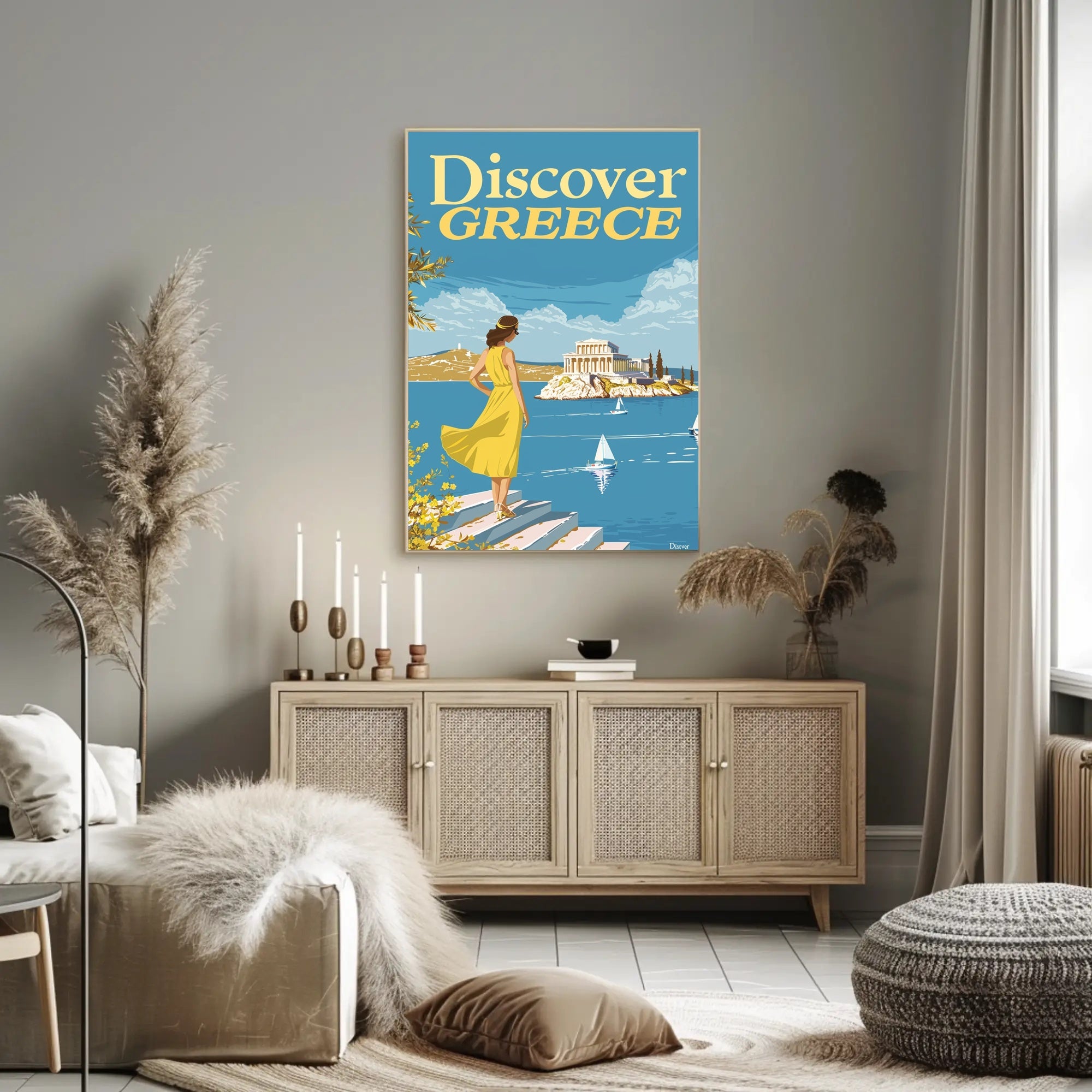 Discover Greece: A Timeless Travel Poster PosterGoat