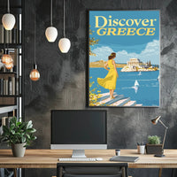 Discover Greece: A Timeless Travel Poster PosterGoat