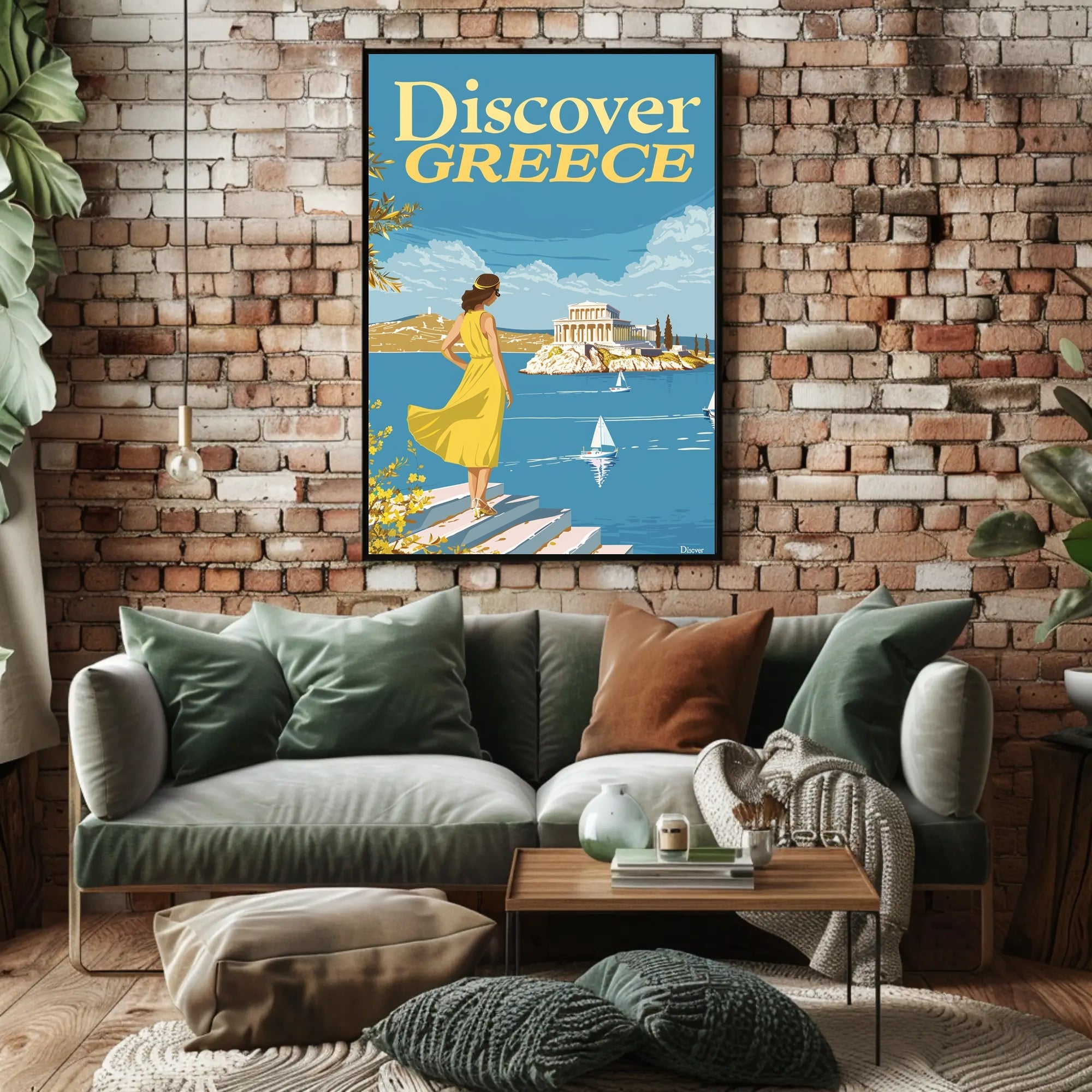 Discover Greece: A Timeless Travel Poster PosterGoat