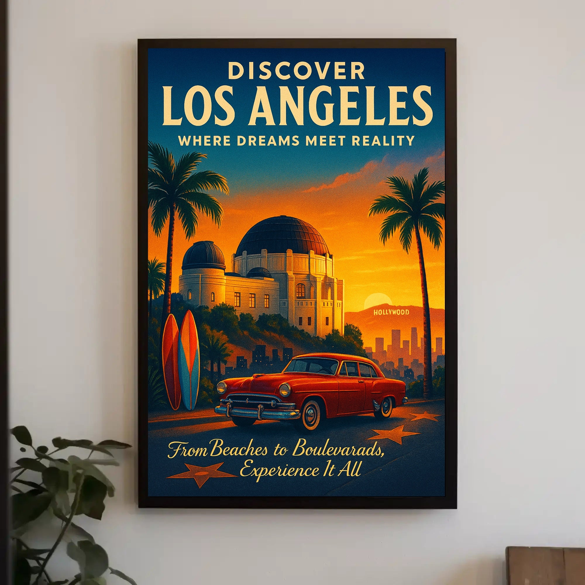 Discover Los Angeles Poster PosterGoat