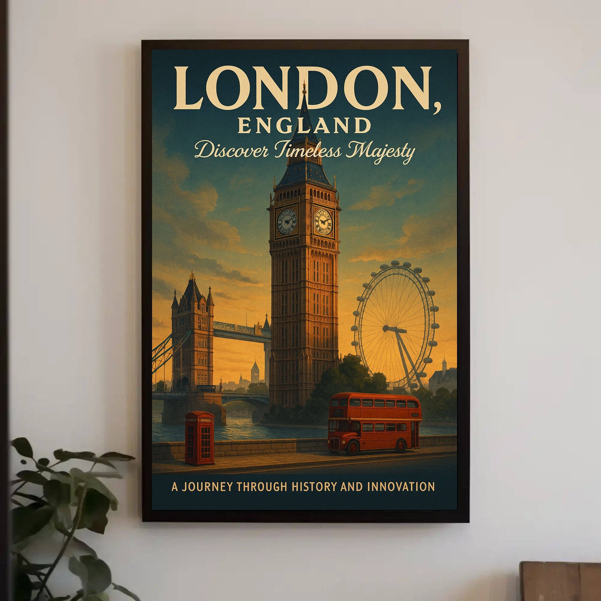 Discover Timeless Majesty in London Poster PosterGoat
