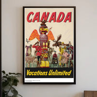 Discover Vast Adventures in Canada with Travel Poster PosterGoat